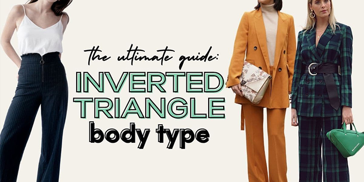 Inverted triangle body shape